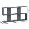 Угловой компьютерный стол Мори МС-16 левый с тумбой две двери МА900.1 и широкой полкой 1200 цвет графит