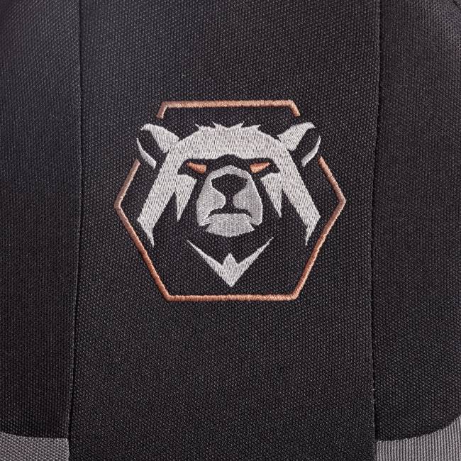 Кресло Айбир/Ibear ткань, черно-серый/black-grey черный ткань