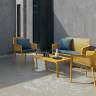 Подушка для дивана Net Bench деним 535х1055х70 мм