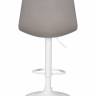 Стул барный DOBRIN TAILOR WHITE, серый велюр (MJ9-75)