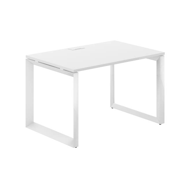 PR.207.WH.O59.WH / Стол 1200х800х750 / профиль: 59х59 белый; столешница:белый