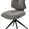 Стул ДЕЛИ (DELI) 360 град, цвет СЕРЫЙ H300126-3, ткань / ЧЕРНЫЙ каркас, ®DISAUR