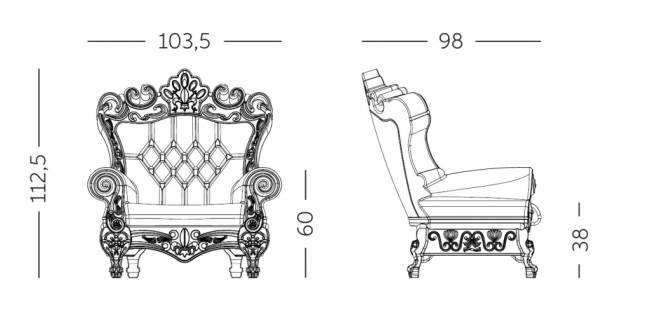 Кресло пластиковое Queen Of Love Standard пудрово-синий 1035х980х1125 мм Кресло пластиковое Queen Of Love Standard пудрово-синий 1035х980х1125 мм