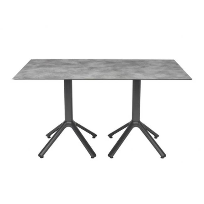 Столешница прямоугольная Compact Laminate для подстолья Nemo Double цементный 1200х800х12 мм
