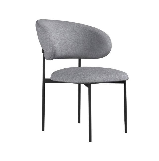 Стул DikLine 201 NS10 GREY, ножки черные