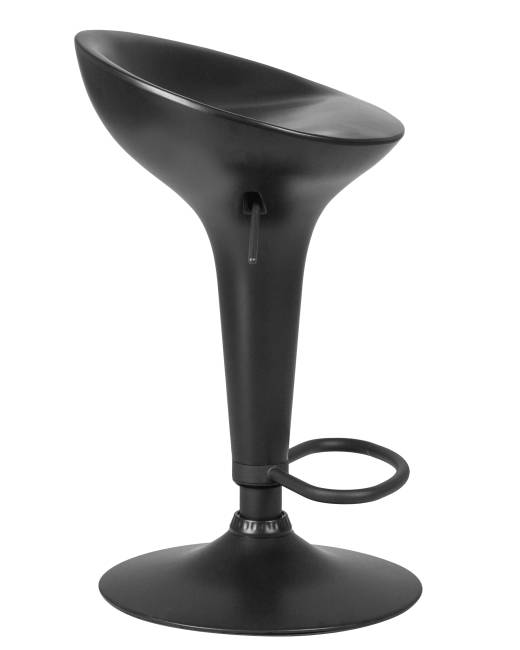 Стул барный DOBRIN BOMBA BLACK, чёрный