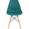 Стул Eames Style DSW темно-бирюзовый x4 (разборный каркас)