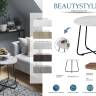 Стол журнальный BeautyStyle 14 дуб маррон/черный