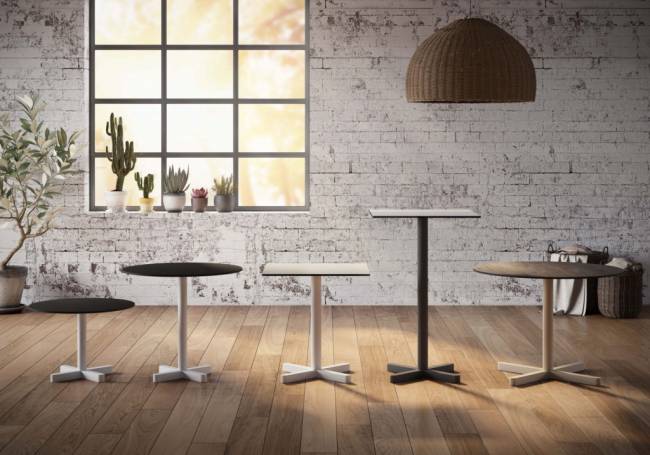 Столешница круглая Solid Compact Ø690 цемент Ø690х12 мм