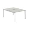 PR.247.SH.P59.WH / Рабочая станция 1200х1638х750 / профиль: 59х59 белый; столешница: серый бархат