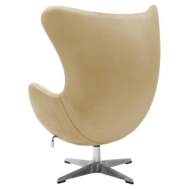 Кресло EGG STYLE CHAIR карамельный, искусственная замша