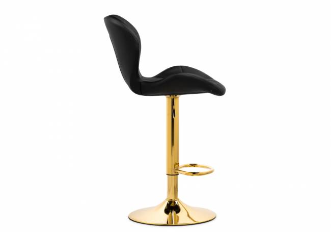 Барный стул Trio black / gold