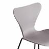 Стул Якобсен/Jacobsen (мод.DC 102-1) пластик/металл, 45х54.5х80см, серый/черный (Комплект из 5 шт.) черный пластик/металл Стул Якобсен/Jacobsen (мод.DC 102-1) пластик/металл, 45х54.5х80см, серый/черный (Комплект из 5 шт.) черный пластик/металл