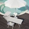 Столик металлический складной кофейный Small Table серебристый 510х380х440 мм