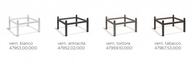 Комплект для увеличения высоты стола Kit Cube 70 High табак 700х700х335 мм