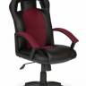 Кресло компьютерное TetChair «Рейсер GТ» (Racer GT) (Искусств. чёрн. кожа + бордовая сетка) Кресло компьютерное TetChair «Рейсер GТ» (Racer GT) (Искусств. чёрн. кожа + бордовая сетка)