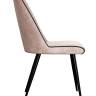 Стул DikLine 324 поворотный B03 BEIGE, ножки черные
