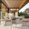 Стол обеденный Mokka Villa Rosa, квадратный