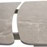 Стол РИВОЛИ (RIVOLI) 140 цвет ЛАТТЕ МАТОВЫЙ (MATT LATTE STONE SOLID CERAMIC) / ТАУПЕ, ®DISAUR