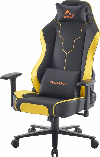Геймерское кресло Everprof Rapid Экокожа Желтый