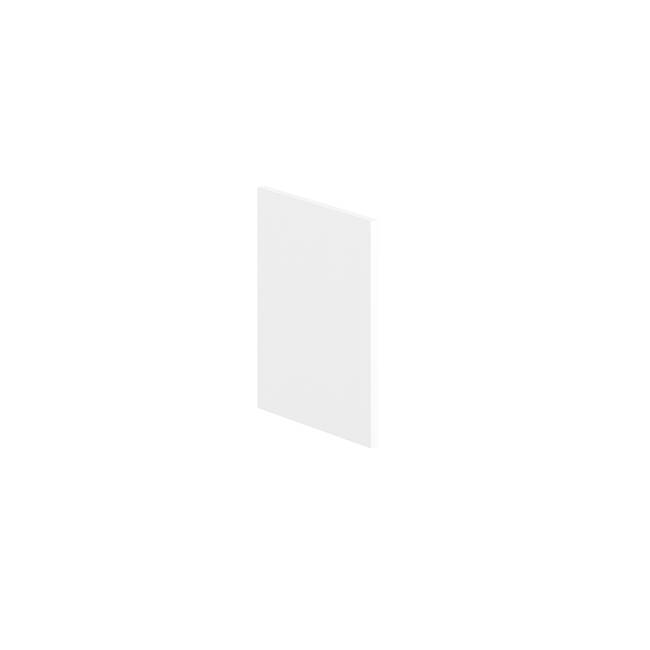 QR.0506.WH / Стенка боковая верхняя правая для переговорного модуля / цвет: белая, толщина: 18мм