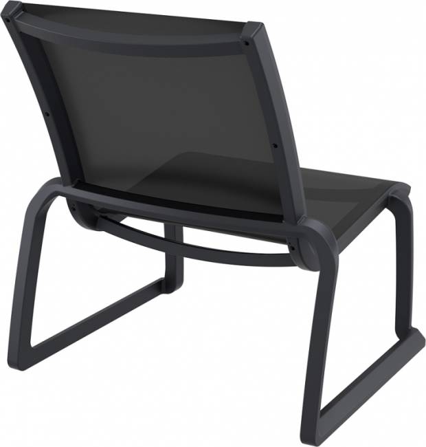 Стул пластиковый Pacific Lounge черный 760х800х850 мм