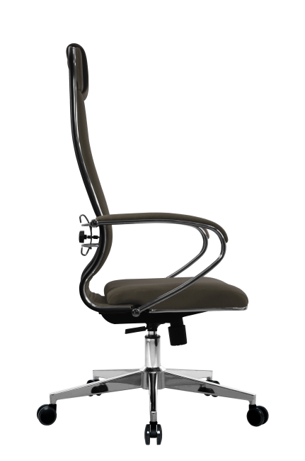 Кресло МЕТТА B 1m 32PF/подл.127/осн.004, рогожка b коричневый