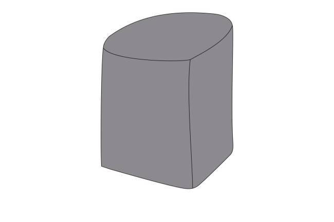Защитный чехол на стол Латте 160×95×75 см, цвет серый