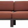 Диван пластиковый с подушками Maximo 2 терра, корица 1860х940х790 мм