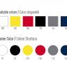 Стул пластиковый Fuller желтый 550х510х800 мм