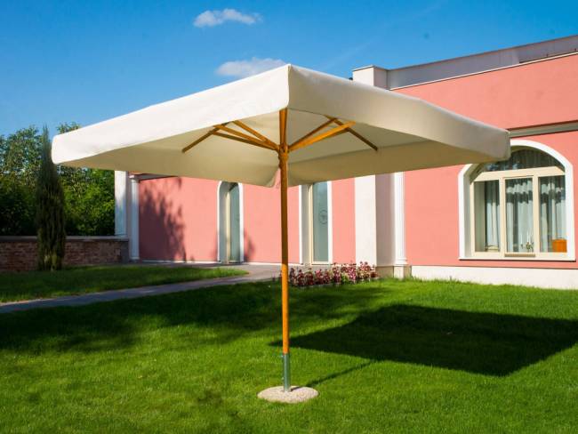 Зонт профессиональный 3х3 м Palladio Standard натуральный, слоновая кость 3000х3000 мм
